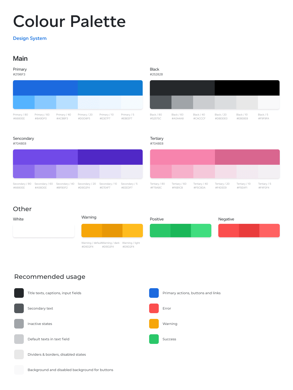 Design System - Colour