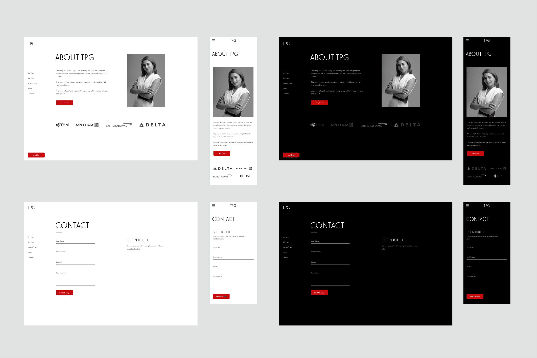 About Page Designs